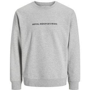 Jack & Jones Rddryder Sweatshirt met ronde hals Sn trainingspak voor heren, Lichtgrijs chinees