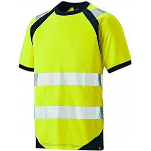Dickies HV Temp-IQ SA1008 T-shirt geel maat XL, Navy Blauw