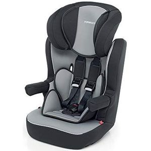 Foppapedretti Express Autostoel, groep 1/2/3, 9-36 kg, voor kinderen van 9 maanden tot 12 jaar, grijs
