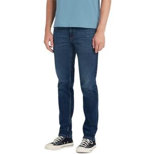 Farah Elm Str Denim Washed Jeans voor heren, Versleten spoelen, Taille 38/lengte 32
