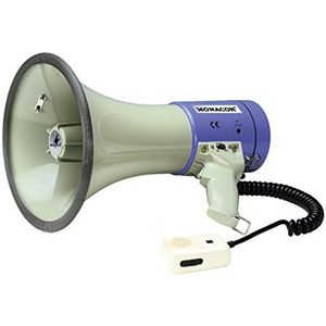 Monacor TM-27 megafoon ingebouwde geluiden, met handmicrofoon