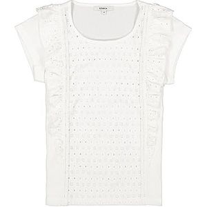 J.M. GARCIA GARCIA, S.A. T-shirt met korte mouwen voor dames, Gebroken wit