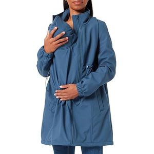 MAMA.LICIOUS Mlnella softshelljas voor dames 4-in-1 A, Blauw