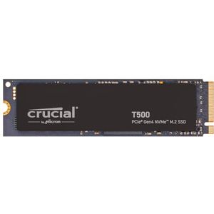 Crucial T500 2TB Gen4 NVMe M.2 interne gaming-SSD, tot 7400 MB/s, compatibel met laptop en desktop met 1mo Adobe CC alle toepassingen - CT2000T500SSD8