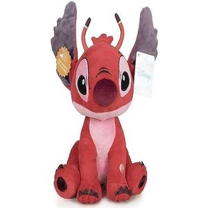 Cadeaus Store Lilo&Stitch – pluche dieren Leroy rood met geluid, 29 cm, superzachte kwaliteit