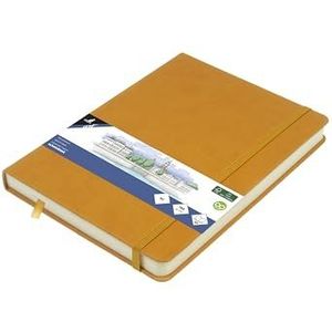 Kangaro Art Schetsboek, A5, hardcover, polyurethaan, 80 vellen, 140 g, crèmekleurig papier