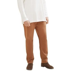 TOM TAILOR Plusize chinobroek voor heren, 25985 - Diepe cognac