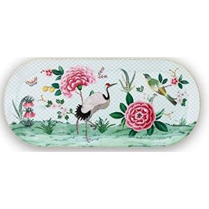 PIP STUDIO 51018080 collectie Blushing Birds, plat, 33,3 x 15,5 cm, tijdloos, origineel en elegant geschenk