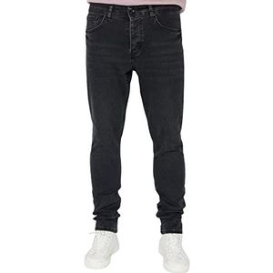 Trendyol Trendyol Slim Jeans voor heren, normale taille, jeans voor heren, Anthrazit