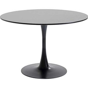Kare Schickeria houten tafel, 74 x 110 x 110 cm, zwart