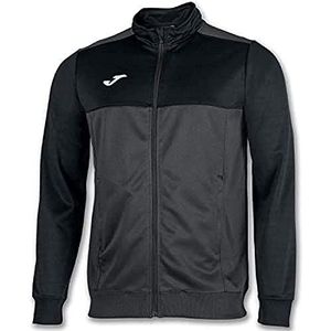 Joma Winner Sweatshirt voor heren, Antraciet/Zwart
