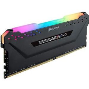 Corsair Vengeance RGB Pro 8 GB (1 x 8 GB) DDR4 3600 (PC4-28800) C18 RAM geoptimaliseerd voor AMD Ryzen - zwart