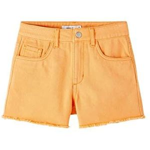 NAME IT Nkfrandi Mom Twiizza-shorts voor meisjes, mock Orange, 128, Mock Orange