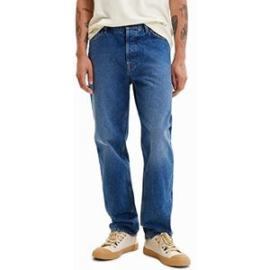 Desigual Jeans Homme, Bleu, 32