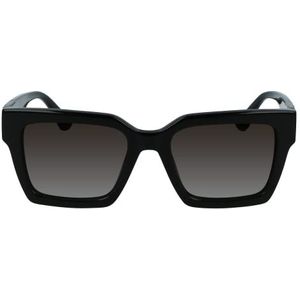 KARL LAGERFELD Kl6057s zonnebril voor dames, 1 stuk, zwart.
