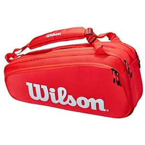 WILSON Tennistas voor volwassenen, rood, geen maat, super tour, Rood, Super Tour