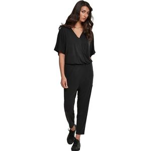 Urban Classics Ladies Modal Jumpsuit voor dames, Zwart (Zwart 00007)