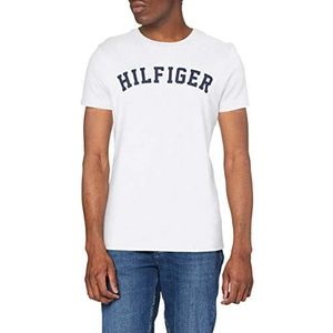 Tommy Hilfiger heren t-shirt SS TEE LOGO, wit (white 100), S