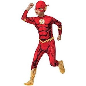 Flash-kostuum voor kinderen, maat 5-7 jaar