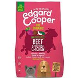 Edgard & Cooper Biologische droogvoer voor volwassen honden - rundvlees en kip 7 kg - vers, glutenvrij en eiwitrijk vlees
