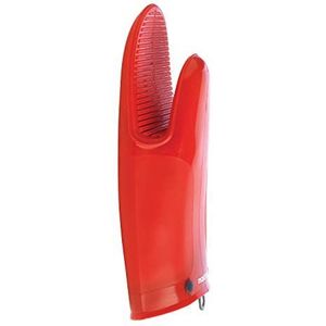 MASTRAD - Handschoen van siliconen en katoen – Orka TEX – antislip groeven – zeer robuust – 30 cm – rood