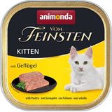 Animonda Van De Fijnste Kitten Kattenvoer, Natte Voeding Katten, Met Gevogelte, 32 X 100 G