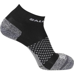 Salomon Push Enkel-zwart/grijs. Uniseks sokken