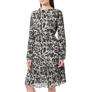 s.Oliver BLACK LABEL Chiffon blousejurk voor dames, Wit