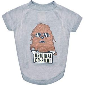 Star Wars for Pets Chewbacca Original Co-Pilot T-shirt voor honden, Star Wars T-shirt voor grote honden, XL, kleding en kleding voor honden, zacht, schattig en comfortabel