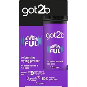 Schwarzkopf got2b POWDER'ful Volumising Unisex Styling Poeder, voor Instant Volume en Root Boost, veganistisch, 10 g