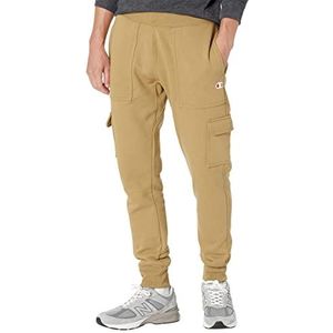 Champion Pantalon pour homme, Logo C Kaki blé entier, XS