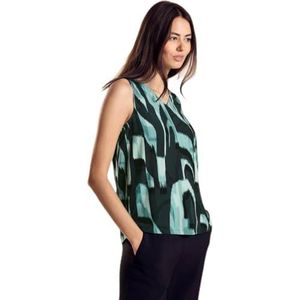 Street One A321802 Zomertop voor dames, Fir Groen