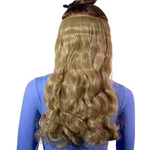 Hair2Heart Extensions om in te steken, synthetische krullen, posteken, 13 cm, natuurlijk blond