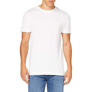 Build Your Brand T-shirt met ronde hals voor heren, Wit