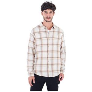 Hurley Portland Organic Flannel LS Overhemd voor heren, Beenderen, XL
