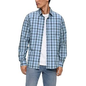 s.Oliver Heren shirt met lange mouwen blauw L blauw L, Blauw