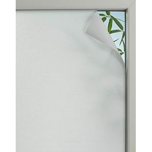 GARDINIA Privacy 75 statische raamfolie, transparant, ondoorzichtig, gemakkelijk op maat te snijden, 100% PVC, 67,5 x 150 cm