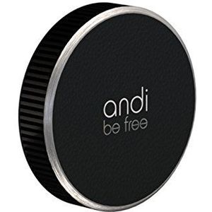 andi be free Universele draadloze Qi-oplader voor bevestiging met magnetische houder, snel opladen, 15 W, zwart