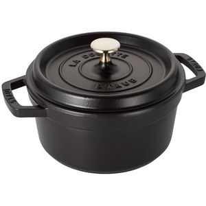 Staub Gietijzeren Braadpan 20 cm - 2.24 L - Zwart