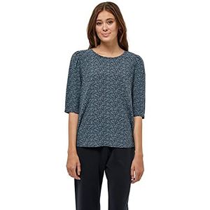 Peppercorn Julianna Damesblouse met 3/4 mouwen, 9000p zwart pr