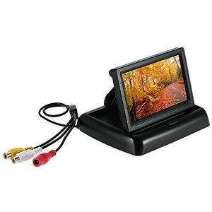 TEMPO DI SALDI intrekbare monitor 4,3 inch voor achteruitrijcamera en beveiligingscamera