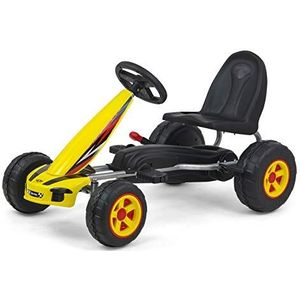 Viper Yellow Milly Mally pedaalkart voor kinderen tot 30 kg met handrem