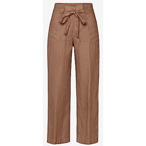 BRAX Style Maine S korte broek van linnen, damesbroek, Lichtbruin 1