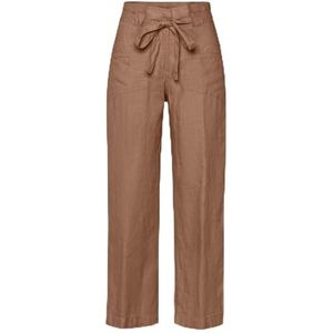 BRAX Style Maine S korte broek van linnen, damesbroek, Zacht bruin.