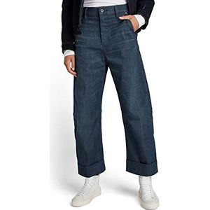 G-STAR RAW Eve 3D damesjeans met hoge tailleband, Zwart (Worn in Leaden C922-c776)