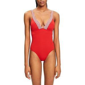 ESPRIT Bondi Beach Ssn N Pad Badpak Eendelig badpak voor dames, Donker rood