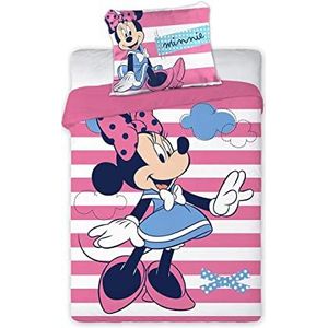 Disney 2-delig kinderbeddengoed 100 x 135 cm 40 x 60 cm Minnie Mouse 102