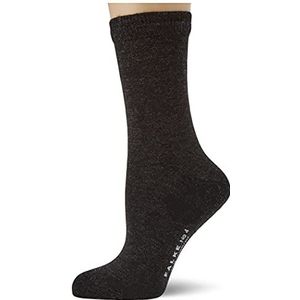FALKE Dames No. 4 sokken wol zijde zwart blauw vele andere kleuren versterkte sokken dames zonder patroon ademend warm fijn effen hoge kwaliteit 1 paar