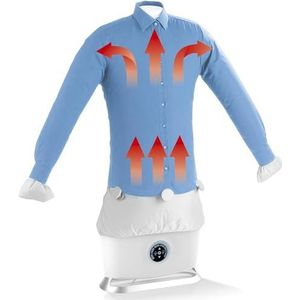 CLEANmaxx automatische hemdenstrijker met stoomfunctie | Volautomatische strijkmachine voor hemden en blouses met 2 strijkprogramma's