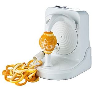 pelamatic Orange Peeler Domestica Elektrische dunschiller voor aardappelen, sinaasappels, tomaten, kiwi's, perziken en andere groenten of fruit